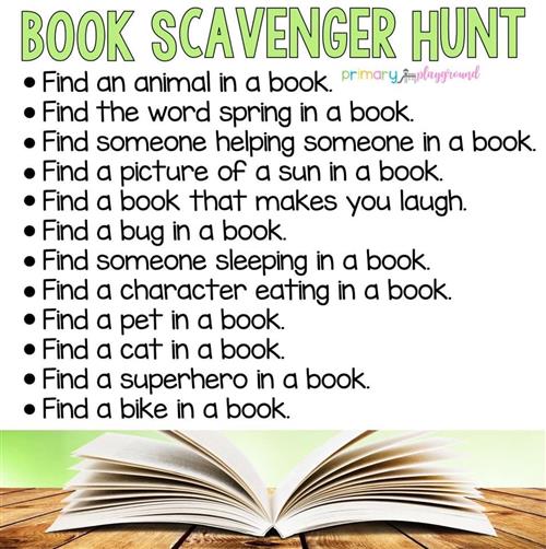 Book Scavenger Hunt 