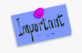 Important note Important note